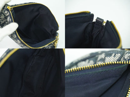 Christian Dior サドル トロッター ショルダーバッグ ネイビー