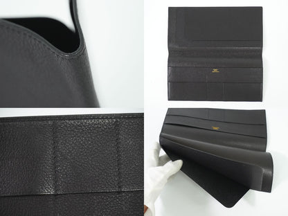 HERMES 長財布 札入れ ブラック