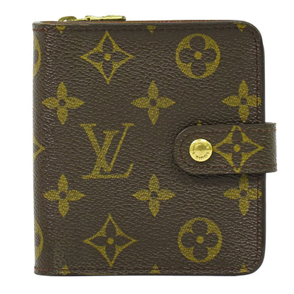 LOUIS VUITTON コンパクトジップ モノグラム 折財布 M61667