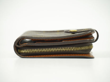 LOUIS VUITTON コンパクトジップ モノグラム 折財布 M61667