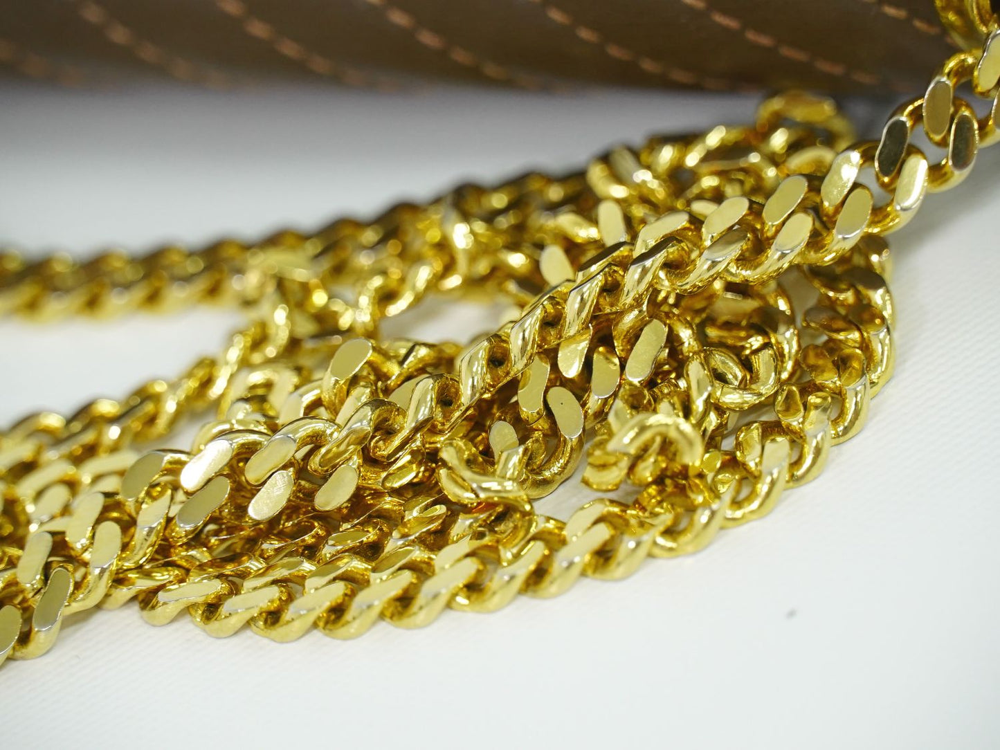 CELINE キルティング ショルダーバッグ ブラウン