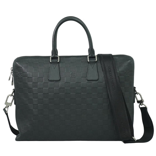 LOUIS VUITTON ポルトドキュマン ジュール ダミエ アンフィニ 2WAY ビジネスバッグ オニキス N41248