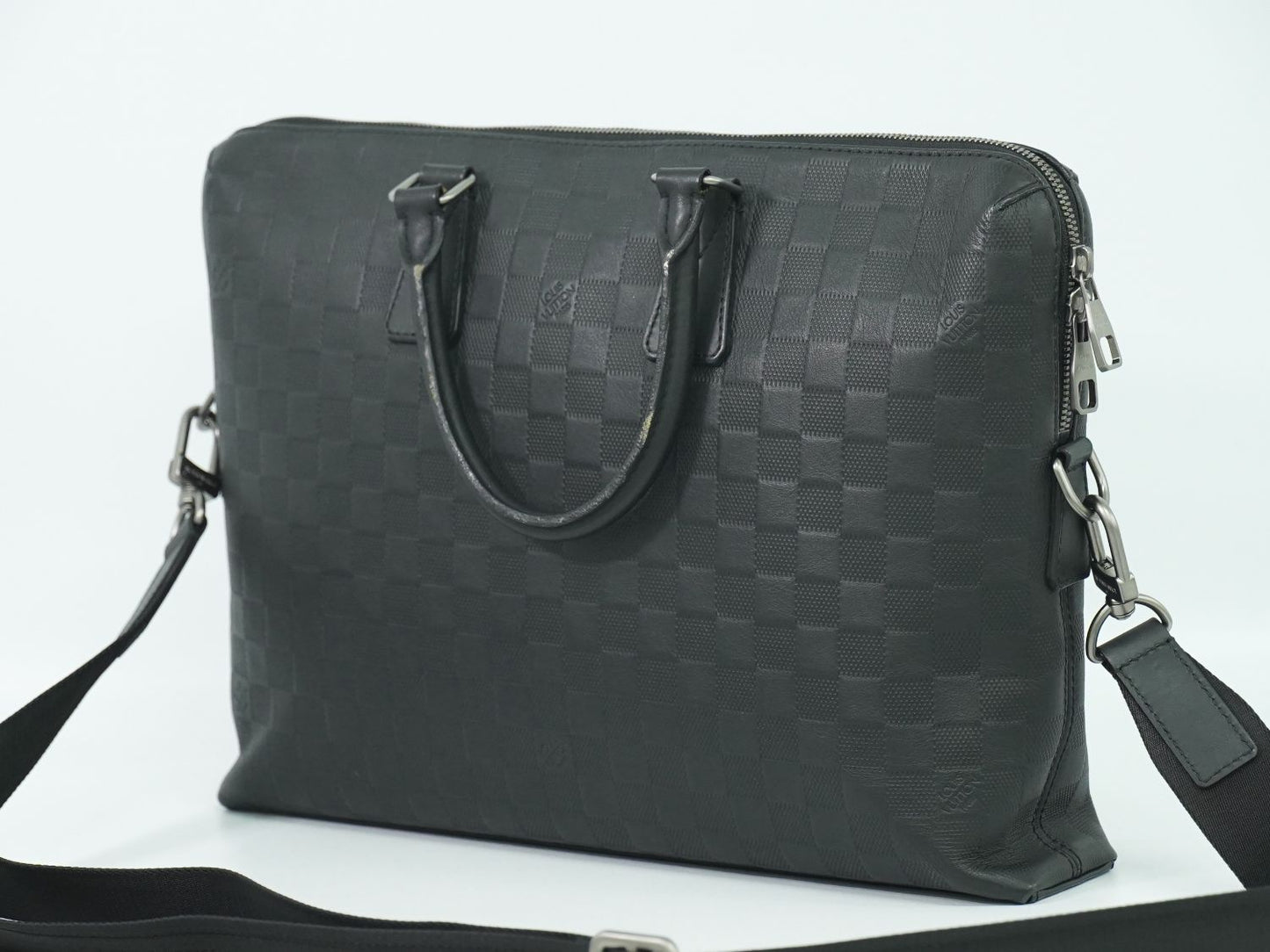 LOUIS VUITTON ポルトドキュマン ジュール ダミエ アンフィニ 2WAY ビジネスバッグ オニキス N41248