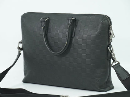 LOUIS VUITTON ポルトドキュマン ジュール ダミエ アンフィニ 2WAY ビジネスバッグ オニキス N41248