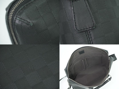 LOUIS VUITTON ポルトドキュマン ジュール ダミエ アンフィニ 2WAY ビジネスバッグ オニキス N41248