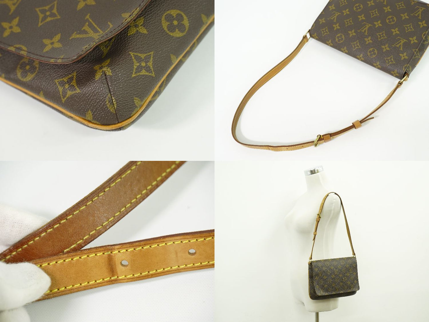 LOUIS VUITTON ミュゼットタンゴ ショート モノグラム ショルダーバッグ M51257
