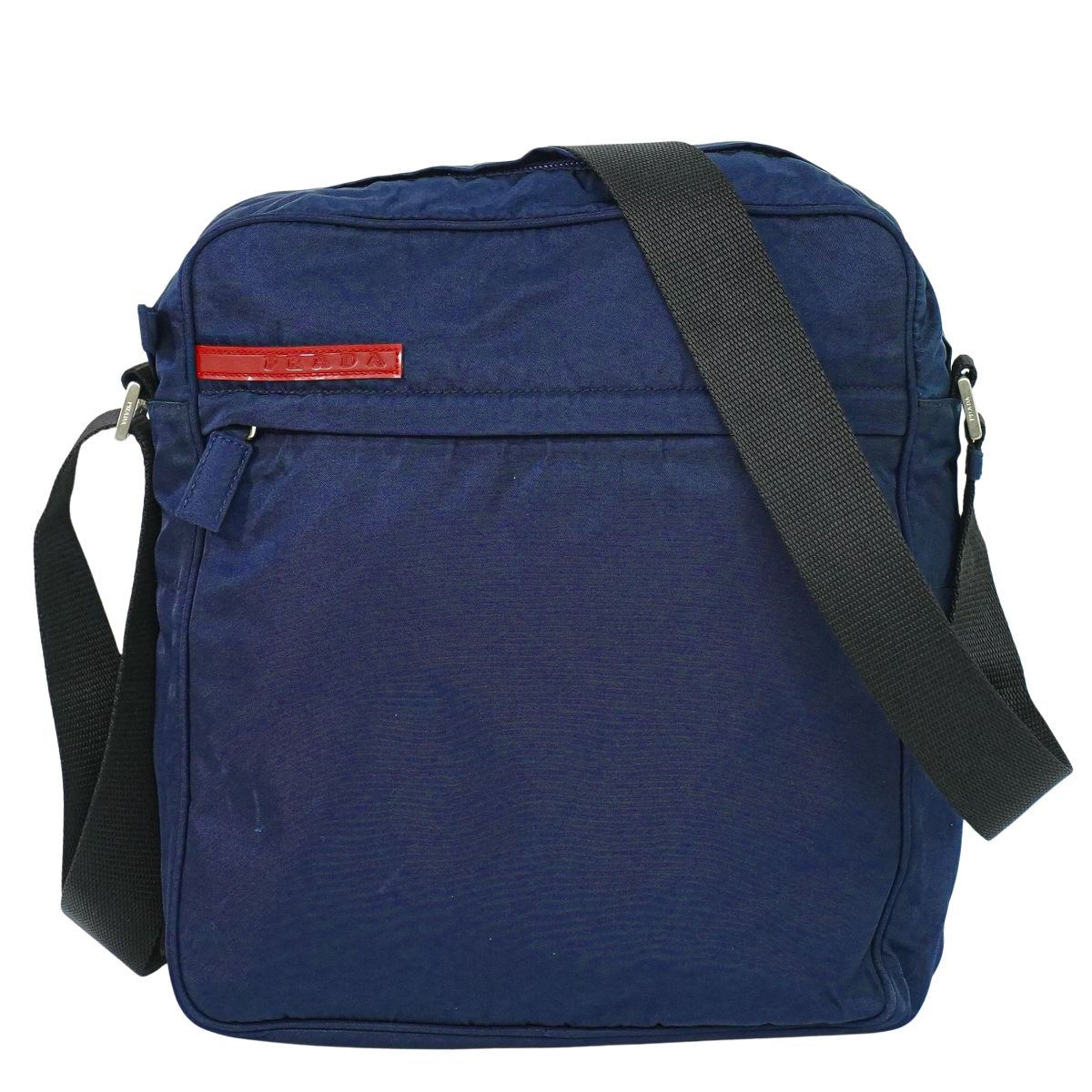 PRADA スポーツライン ショルダーバッグ ネイビー B9989