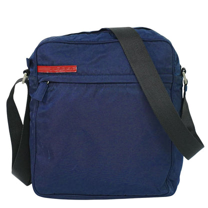 PRADA スポーツライン ショルダーバッグ ネイビー B9989