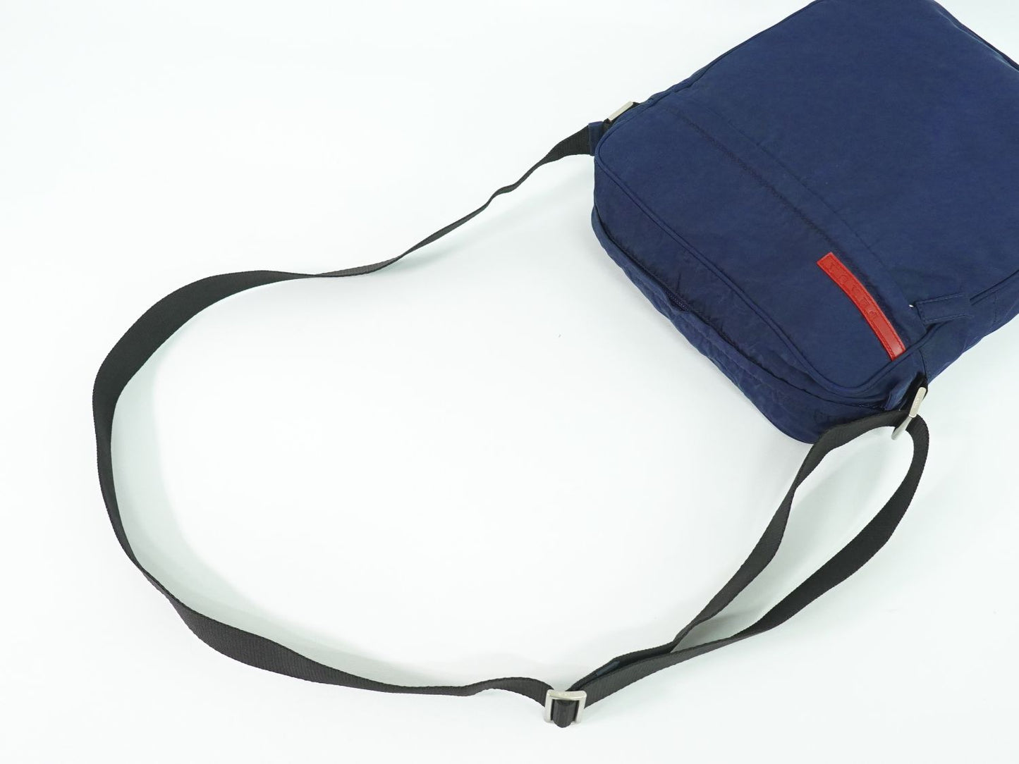 PRADA スポーツライン ショルダーバッグ ネイビー B9989