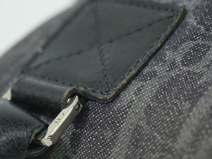 Christian Dior フライトライン トロッター トートバッグ ネイビー オレンジ