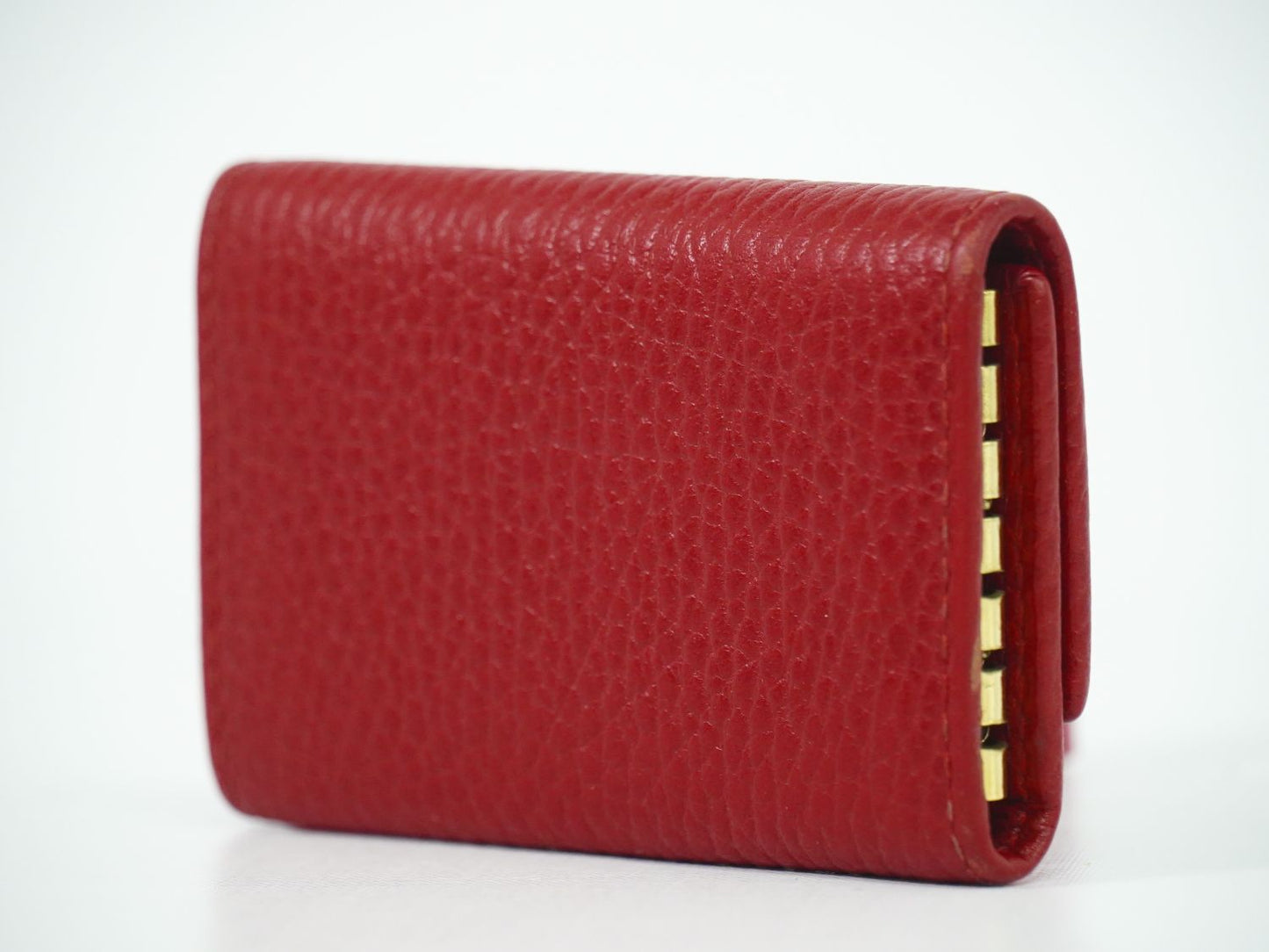 GUCCI GGマーモント キーケース 6連 レッド 456118