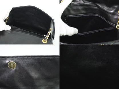 CHANEL ココマーク マトラッセ ショルダーバッグ ブラック