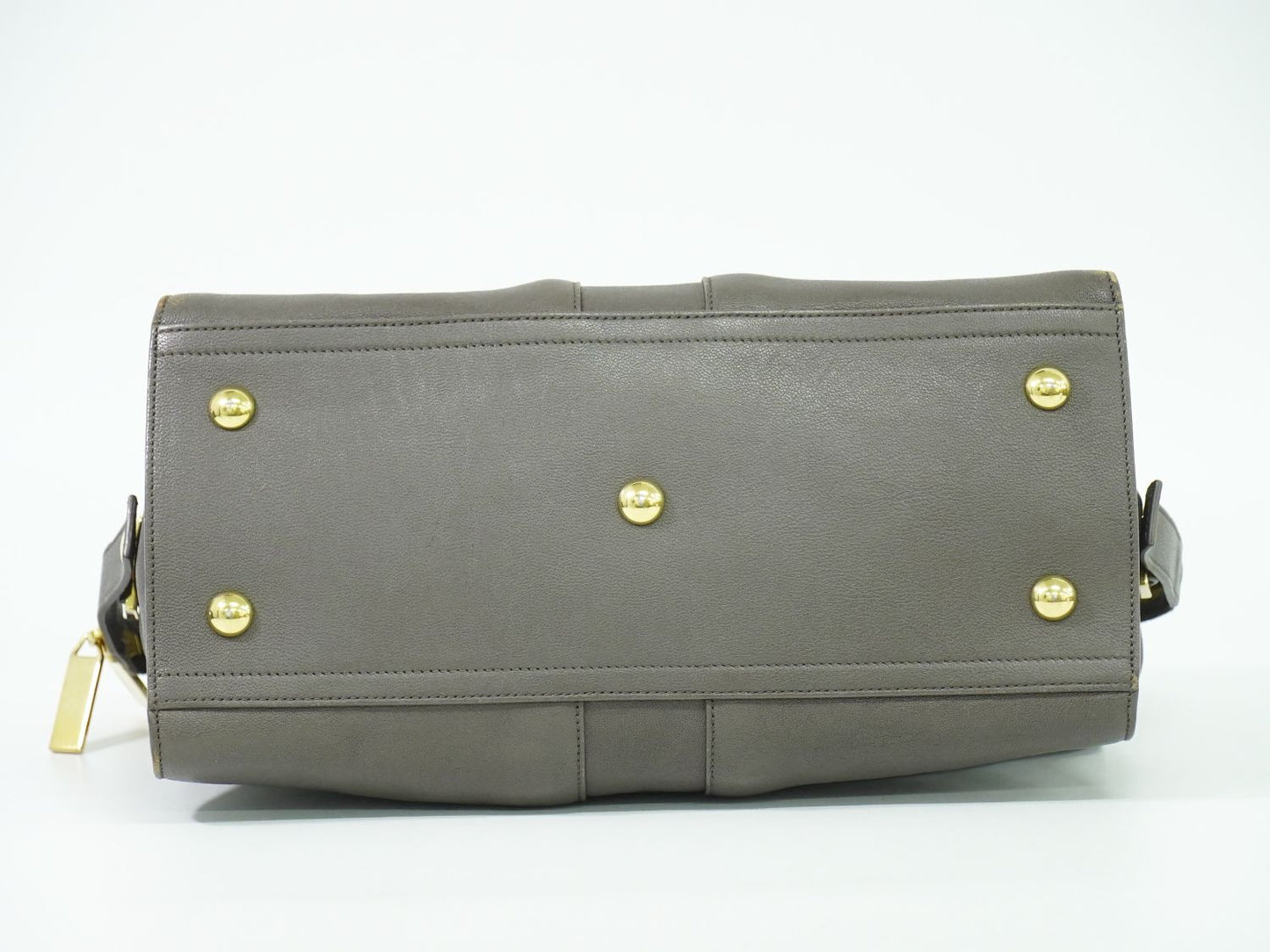 YVES SAINT LAURENT カバスシック ハンドバッグ グレー 400666