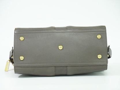 YVES SAINT LAURENT カバスシック ハンドバッグ グレー 400666