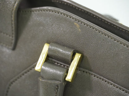 YVES SAINT LAURENT カバスシック ハンドバッグ グレー 400666