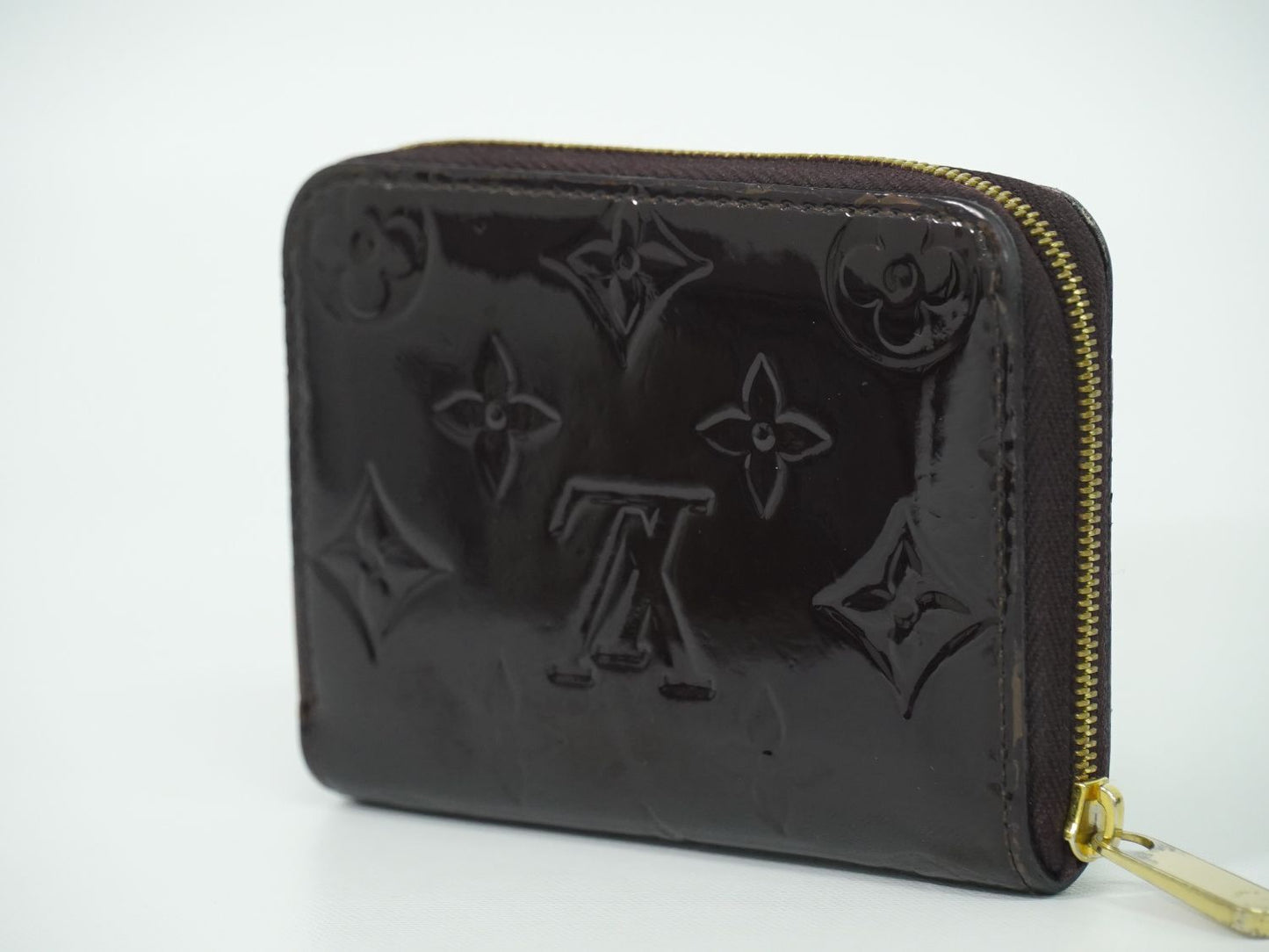 LOUIS VUITTON ジッピーコインパース ヴェルニ レザー コインケース アマラント M93607
