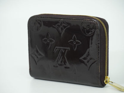 LOUIS VUITTON ジッピーコインパース ヴェルニ レザー コインケース アマラント M93607
