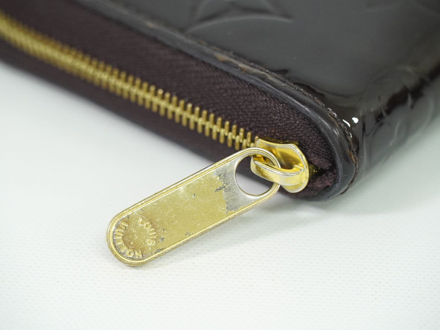 LOUIS VUITTON ジッピーコインパース ヴェルニ レザー コインケース アマラント M93607