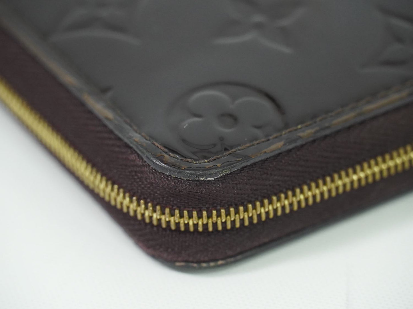 LOUIS VUITTON ジッピーコインパース ヴェルニ レザー コインケース アマラント M93607