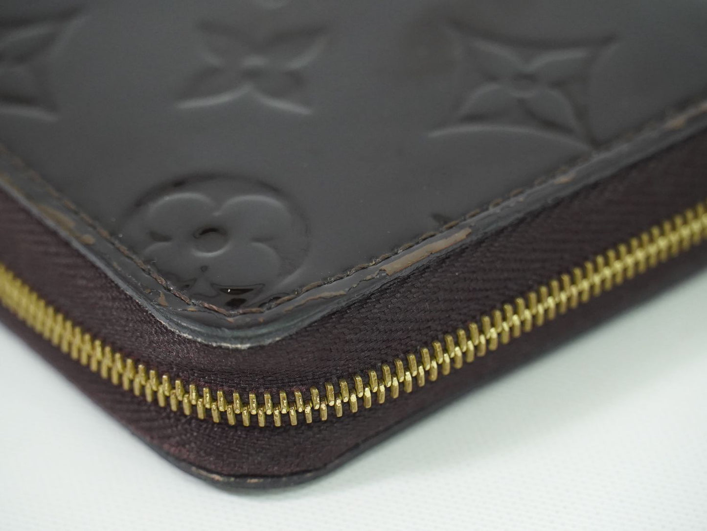 LOUIS VUITTON ジッピーコインパース ヴェルニ レザー コインケース アマラント M93607