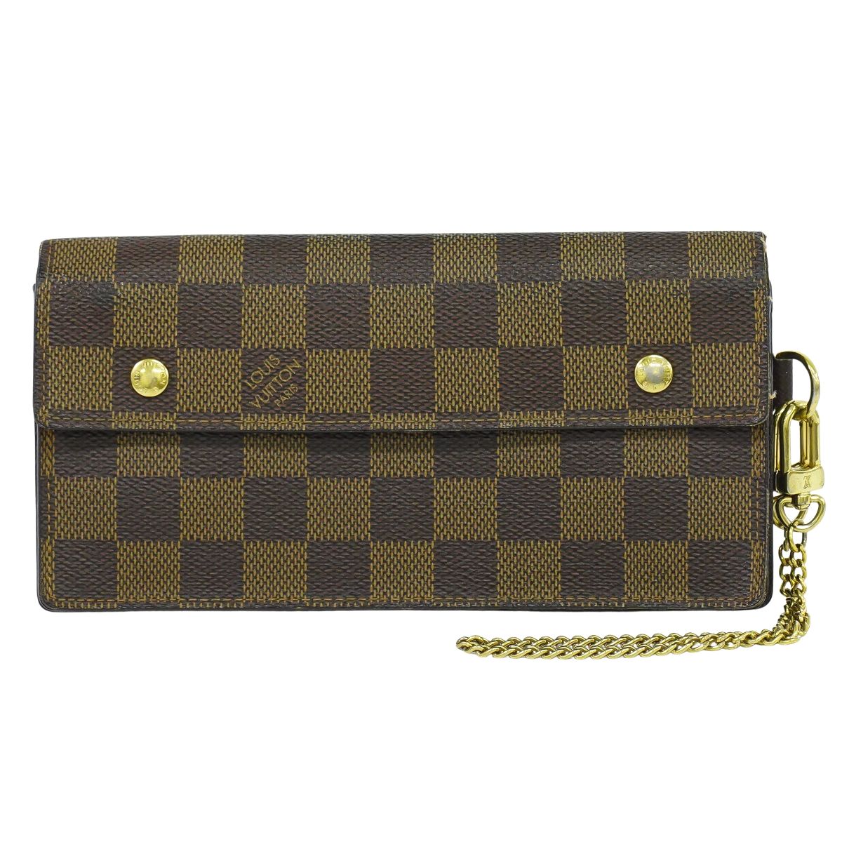 LOUIS VUITTON ポルトフォイユ アコルデオン ダミエ エベヌ 長財布 N60002