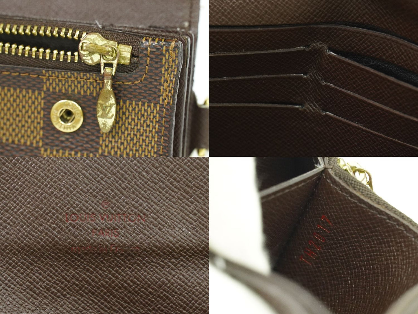 LOUIS VUITTON ポルトフォイユ アコルデオン ダミエ エベヌ 長財布 N60002