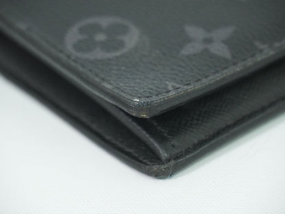 LOUIS VUITTON ポルトフォイユ ブラザ モノグラム エクリプス 長財布 M61697