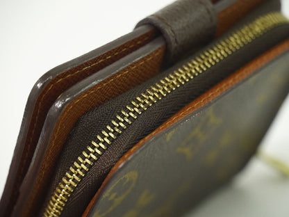 LOUIS VUITTON コンパクトジップ モノグラム 折財布 M61667
