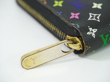 LOUIS VUITTON ジッピーウォレット モノグラム マルチカラー 長財布 ノワール M60050
