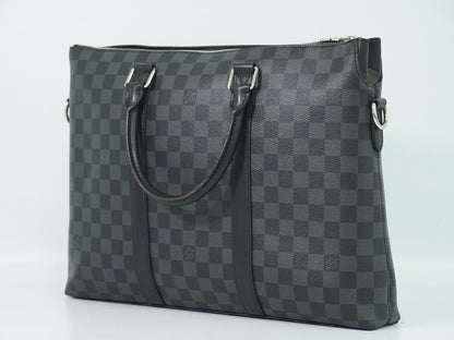 LOUIS VUITTON アントン ダミエ グラフィット ブリーフケース N40024