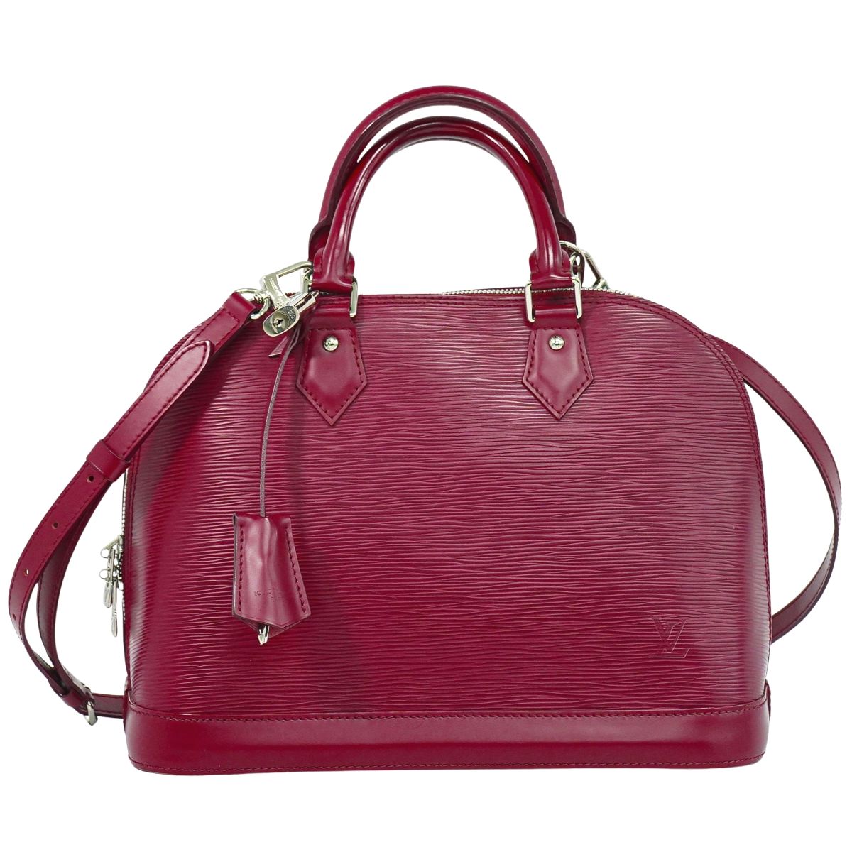 LOUIS VUITTON アルマ PM エピ レザー 2WAY ショルダーバッグ フューシャ M40490