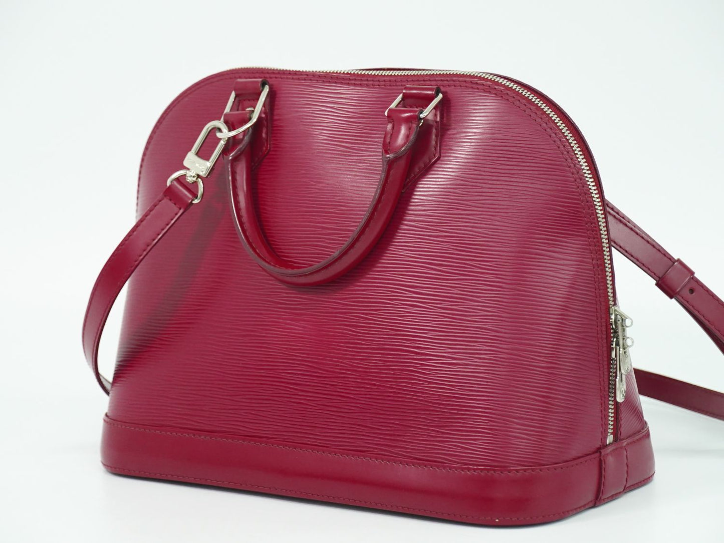 LOUIS VUITTON アルマ PM エピ レザー 2WAY ショルダーバッグ フューシャ M40490