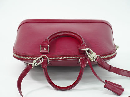 LOUIS VUITTON アルマ PM エピ レザー 2WAY ショルダーバッグ フューシャ M40490