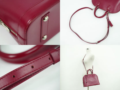 LOUIS VUITTON アルマ PM エピ レザー 2WAY ショルダーバッグ フューシャ M40490