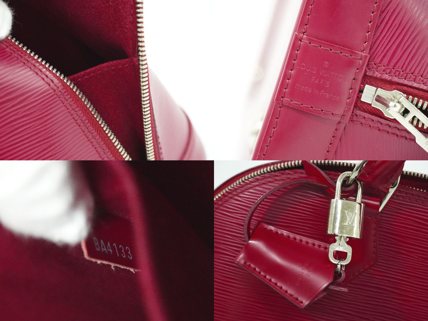 LOUIS VUITTON アルマ PM エピ レザー 2WAY ショルダーバッグ フューシャ M40490