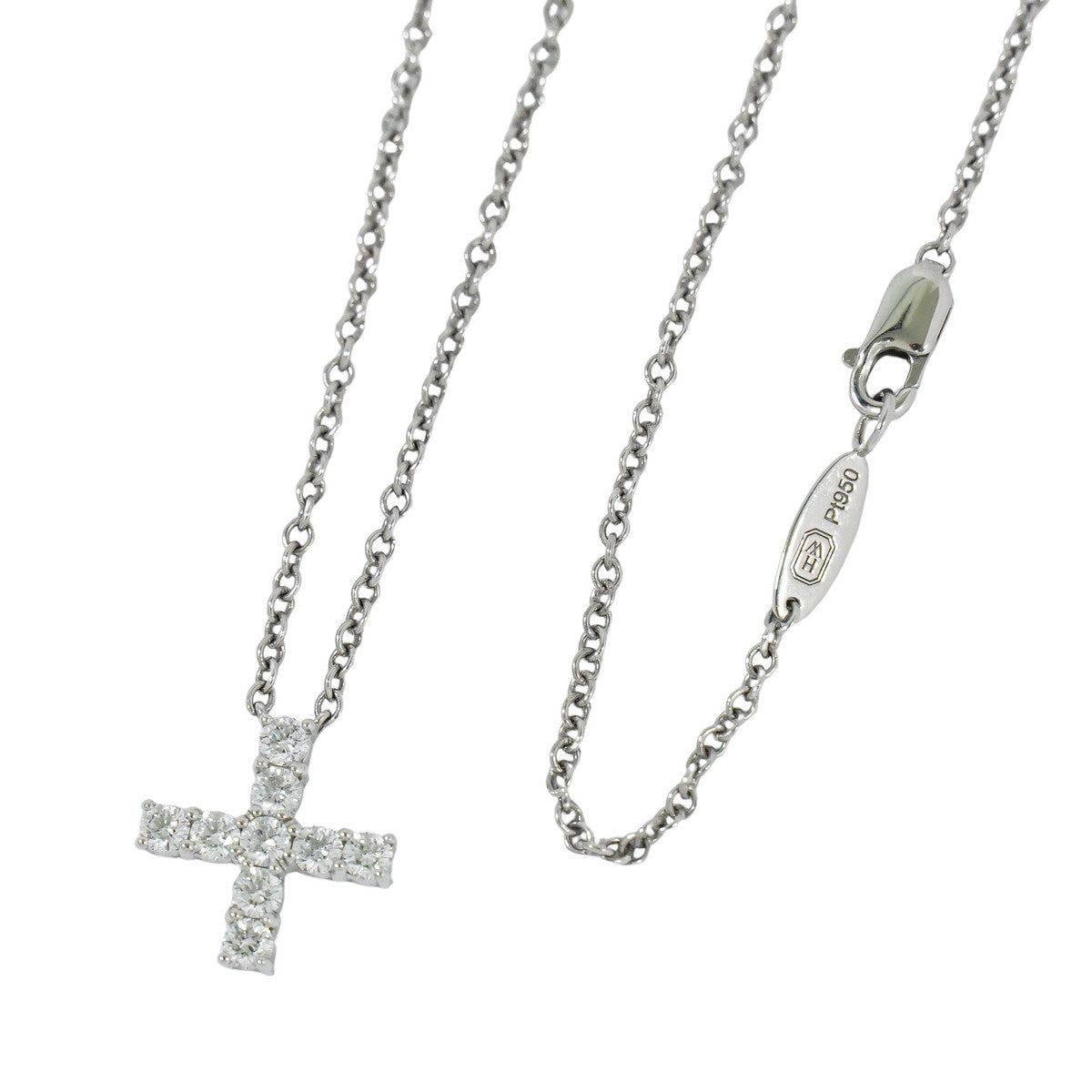 HARRY WINSTON ミニクロス ダイヤモンド Pt950 ネックレス
