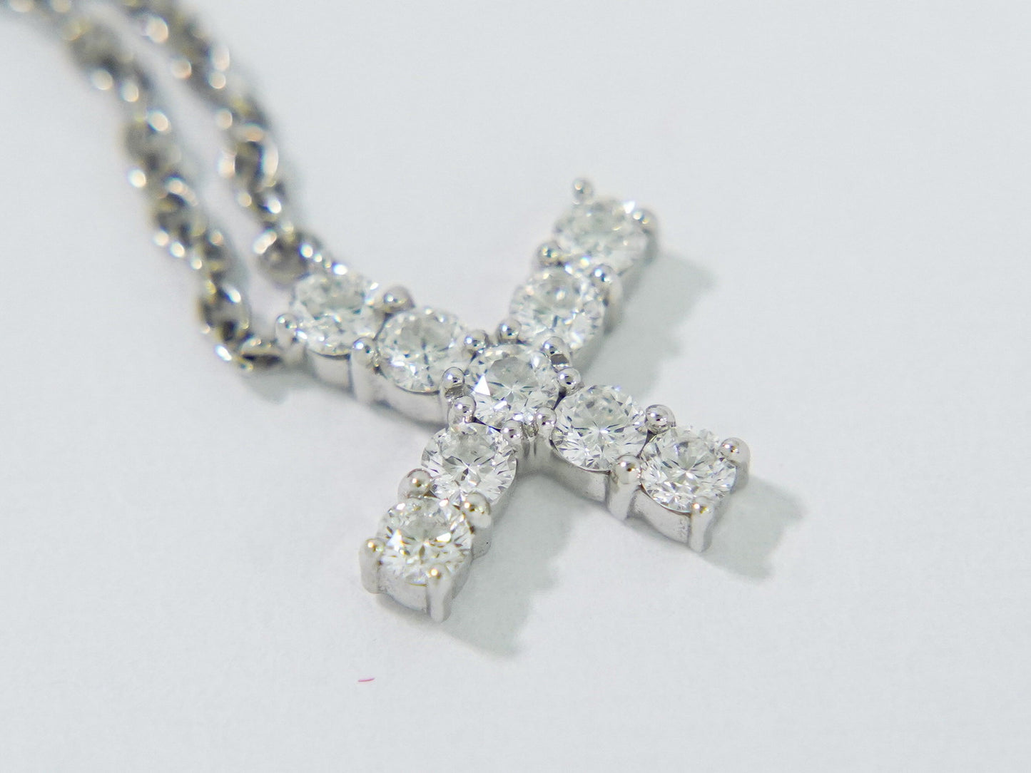 HARRY WINSTON ミニクロス ダイヤモンド Pt950 ネックレス