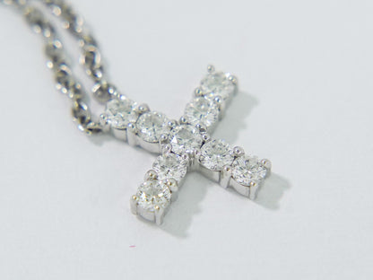 HARRY WINSTON ミニクロス ダイヤモンド Pt950 ネックレス
