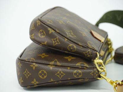 LOUIS VUITTON ミュルティ ポシェット アクセソワール モノグラム ショルダーバッグ M44813