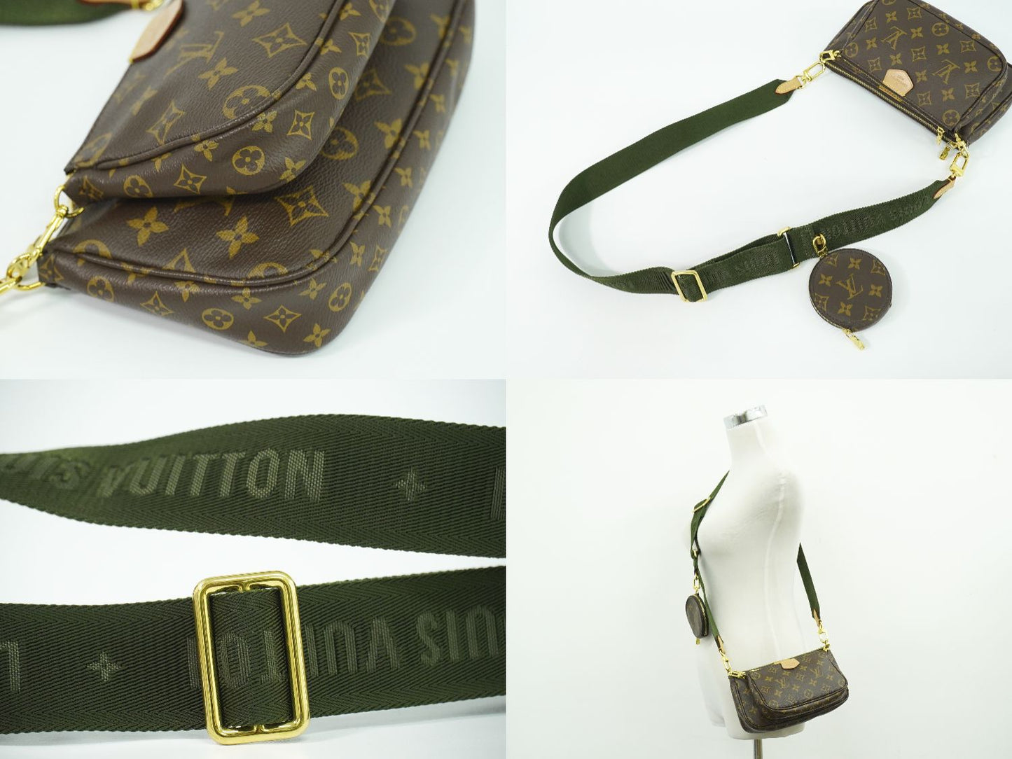 LOUIS VUITTON ミュルティ ポシェット アクセソワール モノグラム ショルダーバッグ M44813