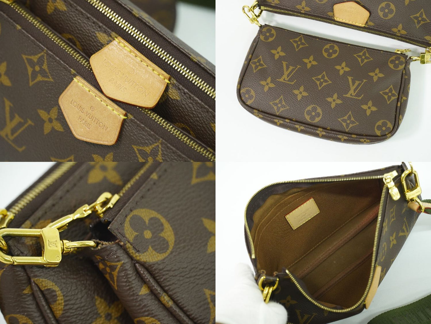 LOUIS VUITTON ミュルティ ポシェット アクセソワール モノグラム ショルダーバッグ M44813