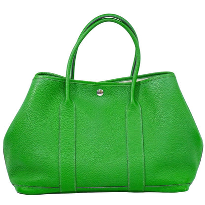 HERMES ガーデンパーティ PM トートバッグ T刻 バンブー