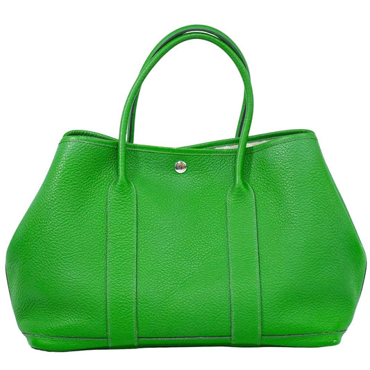 HERMES ガーデンパーティ PM トートバッグ T刻 バンブー