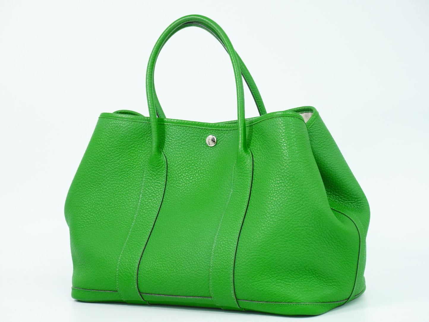 HERMES ガーデンパーティ PM トートバッグ T刻 バンブー