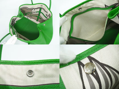 HERMES ガーデンパーティ PM トートバッグ T刻 バンブー