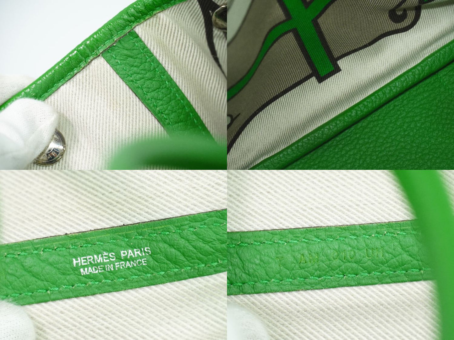 HERMES ガーデンパーティ PM トートバッグ T刻 バンブー