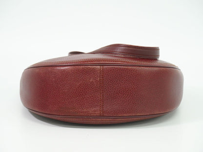 Cartier マストライン ショルダーバッグ ボルドー