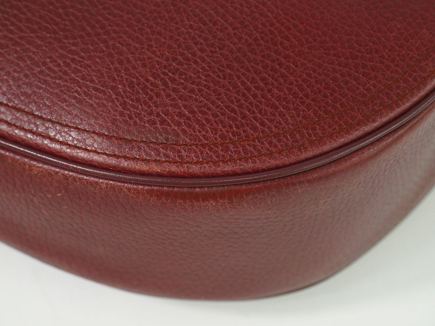 Cartier マストライン ショルダーバッグ ボルドー