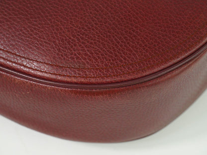 Cartier マストライン ショルダーバッグ ボルドー