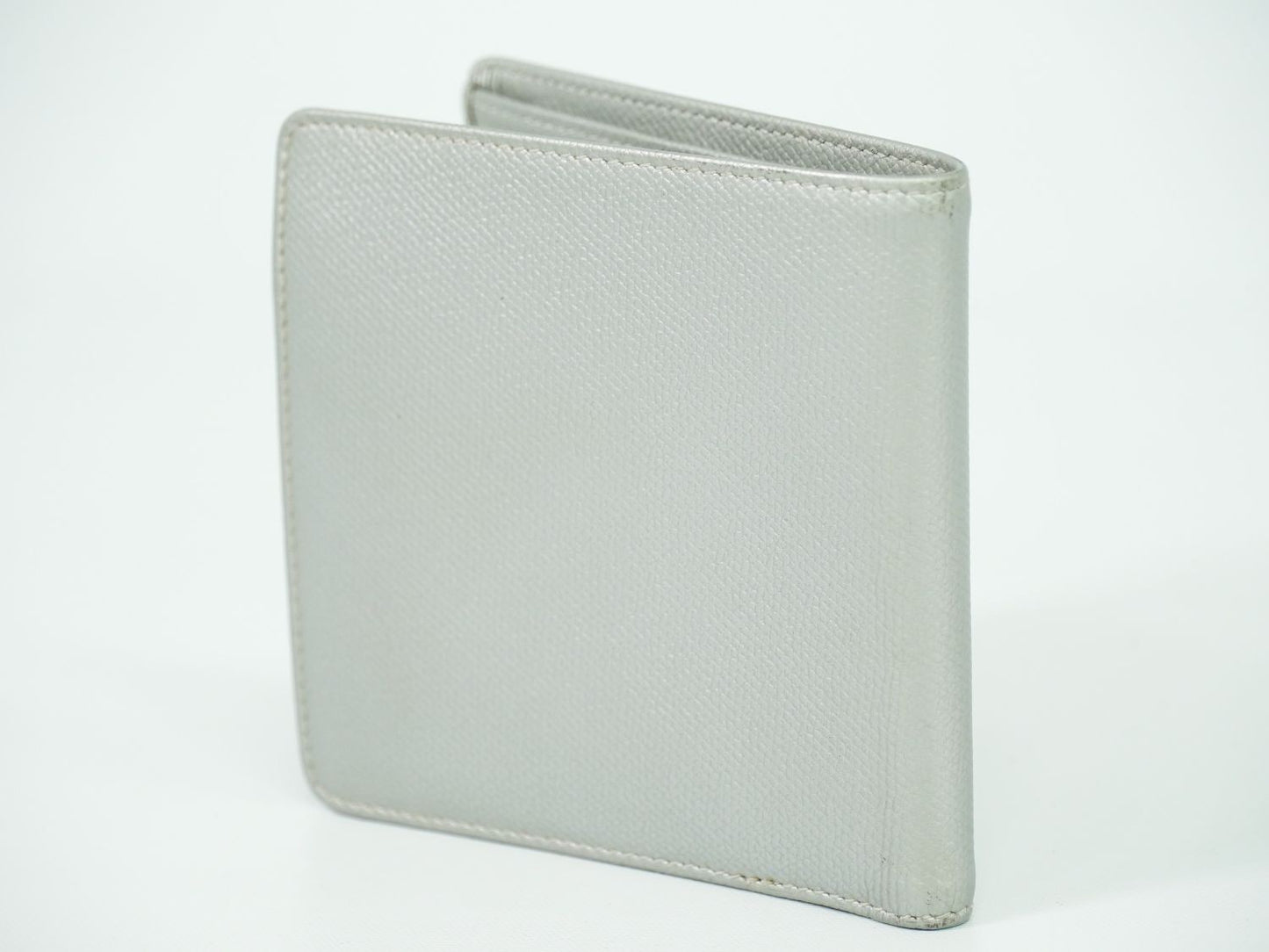 CHANEL ココマーク ココボタン 折財布 シルバー